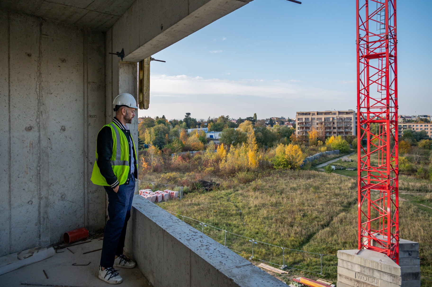 Odvážné projekty — pohled ze staveniště